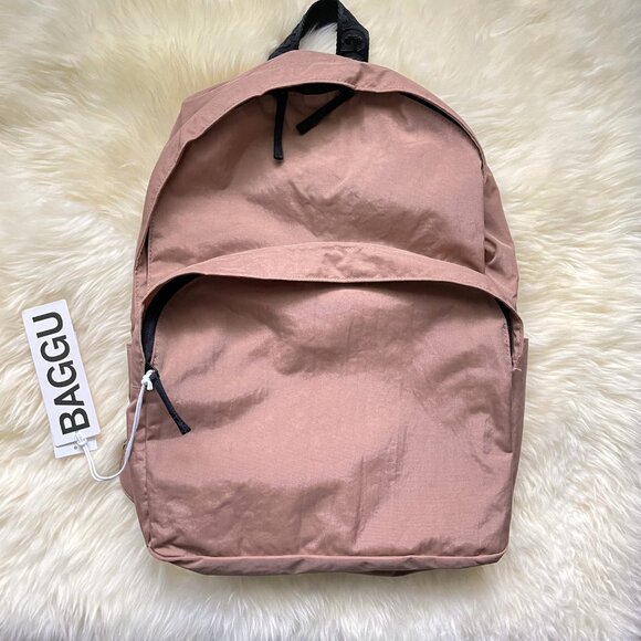 NWT Baggu Large Nylon Backpack - Cocoa main image 5